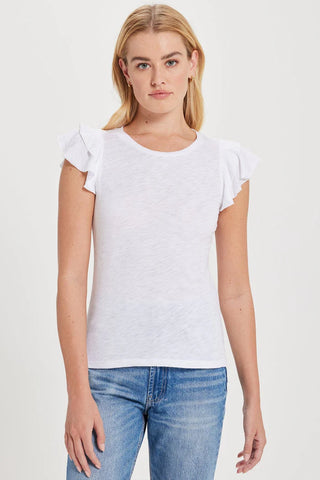 Celeste Ruffle Sleeve Tee