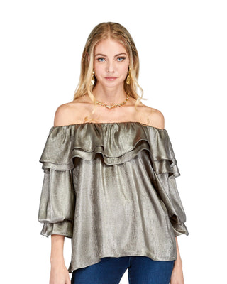 Ruffles Shoulder Top