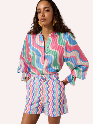 Synesthesia Silk Adrienne Shirt