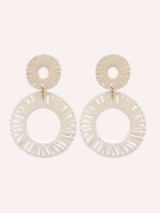 Calypso Raffia Statement Circle
