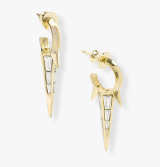 Gabriella Baguette Triple Spike Earrings