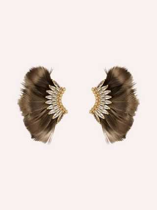 Luxe Mini Madeline Feather Earrings