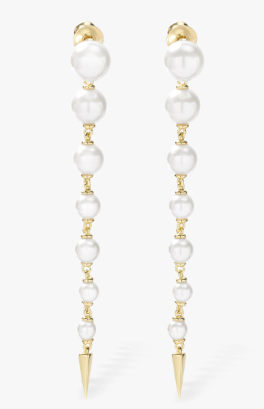 Perfect Pearl 7-drop Spike Earrings